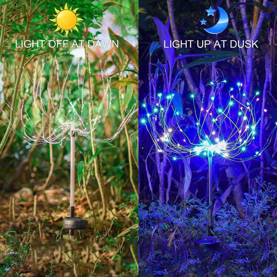 Solar Firework™ Garden Lights (2-Pack, 150 LEDs)
