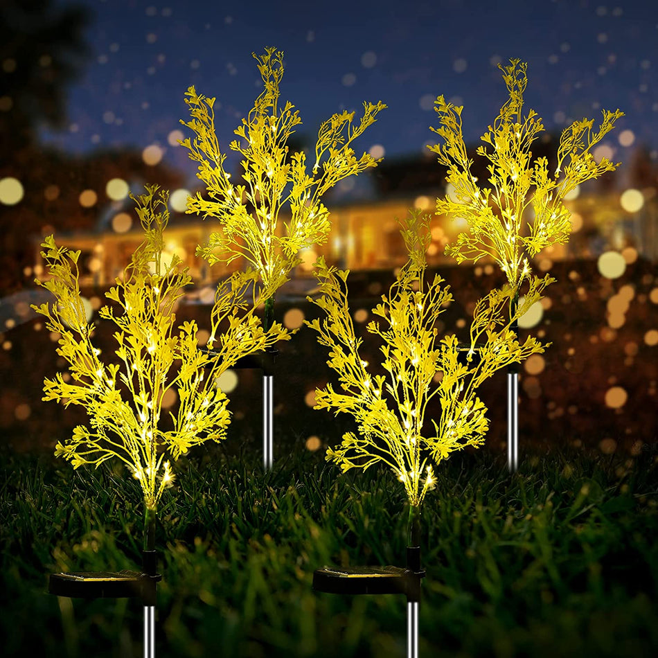 CanolaGlow™ Solar Flower Garden Lights (2-Pack)