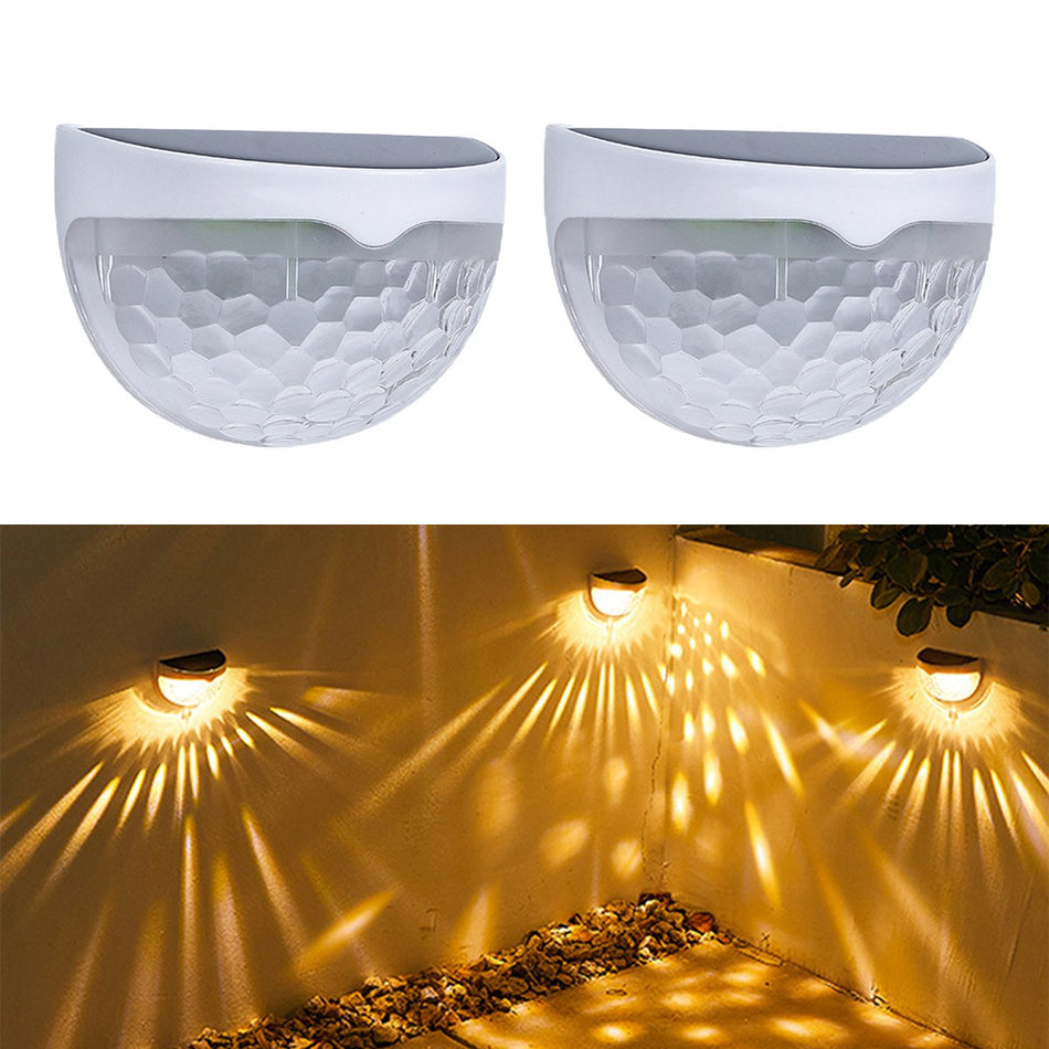 HaloWall™ Solar Sensor Wall Lights (2-Pack, IP65)