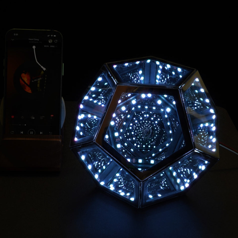 InfinityCube™ Dodecahedron Magic Table Lamp (Gaming / Desk)